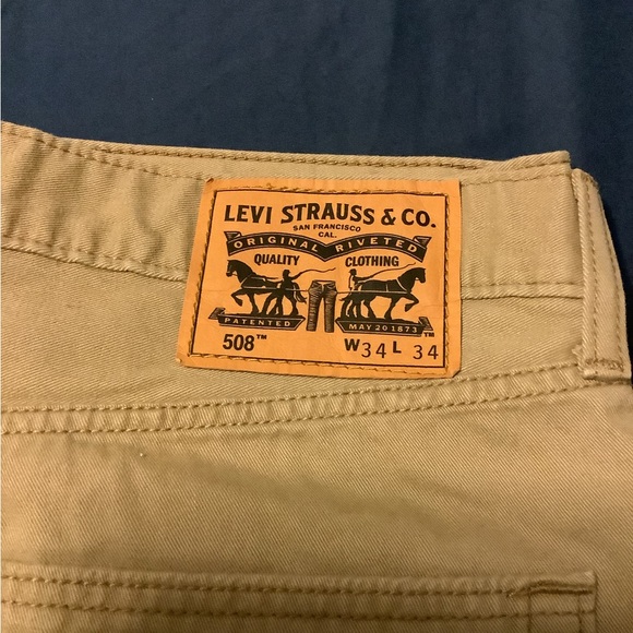 Levi’s 508 Tapered Jeans, Tan - Picture 2 of 6